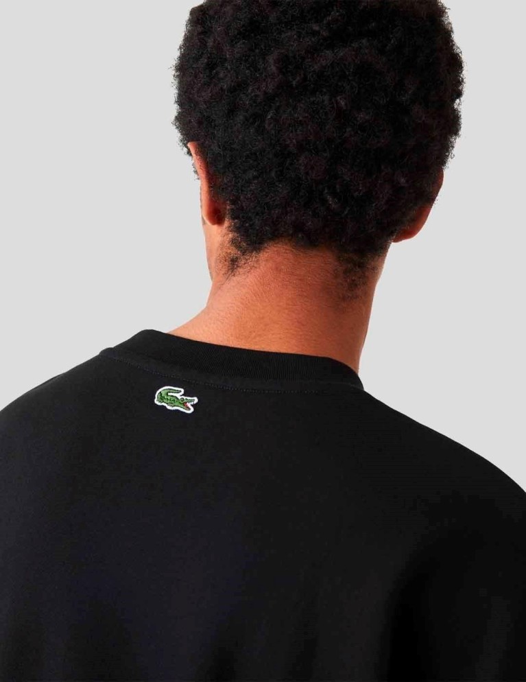 Sudadeira LACOSTE sudadeira loose fit noir
